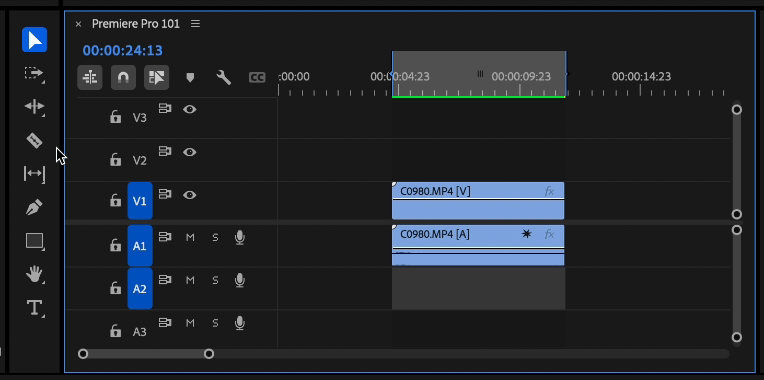 Premiere Pro Cutting And Trimming 2