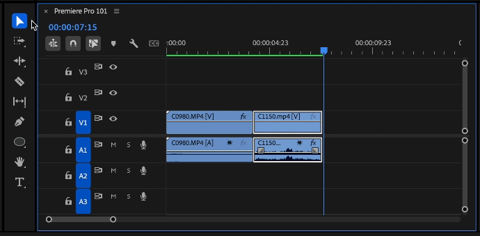 Premiere Pro Cutting And Trimming 5