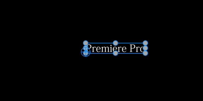 Premiere Pro Text 3