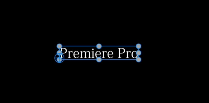 Premiere Pro Text 4