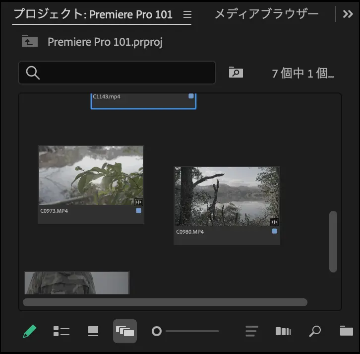 Premiere Pro Workspace 5